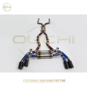 Exhaust Titanium Catback for BMW M8/ X3M X4M F97 F98/ X3M X4M F97 F98 Lci/ X5 X6 M60i Electronic Valve High-performance Automotive Exhaust Parts thumbnail-3