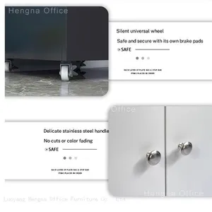 Customizable Mobile Printer Station for Canada Remote Workspaces, Versatile Metal Printer Stand With Brakes, Flat Packed for Lower Shipping thumbnail-4