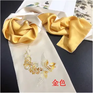Embroidered Long Scarf thumbnail-3