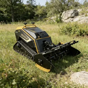 Remote Control Flail Mower MTSK1000 1000mm Cutting Width 35° Slope Gasoline Lawn Mower EPA Euro5 Certified thumbnail-1