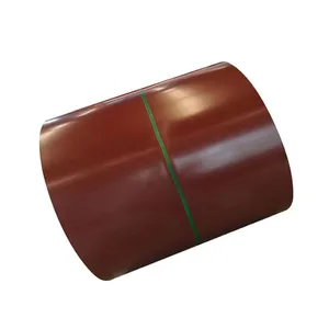 PPGI Color Coated Coil for Europe EN10169 0.4mm 0.5mm Z80 Z100 PVDF SMP Facade Grade thumbnail-1