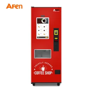 AFEN Commercial Coin Bill Card Operated Auto Cup Coffee Vending Automatic Coffee Machine Vending thumbnail-1
