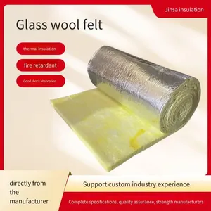 Jinsa, Original Manufacturer: Vacuum-packed Glass Wool Roll Felt, Ultra-fine Glass Wool Insulation Felt, Moisture-resistant, Customizable thumbnail-4