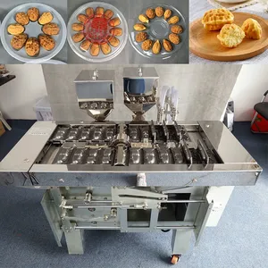 SN-QDMECH Automatic Stainless Steel Shopping Mall Cream Stuffed Cake Maker Walnut Cake Machine Sandwich Bread Machine thumbnail-3