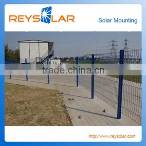Hot Dip Galvanized Metal Iron Steel Solar Racking Welded Mesh Security Fence thumbnail-6