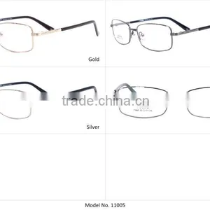Metal Material Full Rim Square 2015 Fashion New Model Reading Eyewear Frame Glasses From China For Men thumbnail-3