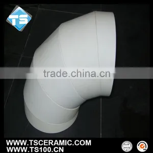 90 Degree Alumina Ceramic Elbow Pipe,China Manufacturer thumbnail-2