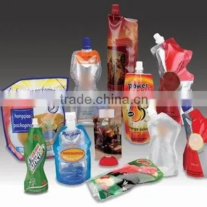 Stand up Pouch Bag With Spout for Juice& Milk Etc thumbnail-1