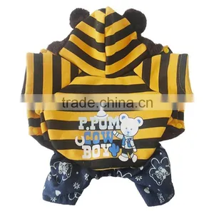 Wholesale Fashional Printed Bear Pattern Dog Clothes thumbnail-2