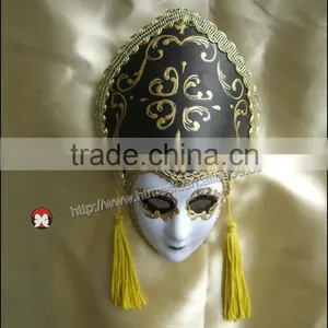 Masquerade Mask Decoration Ceramic Mardi Gras Theatrical Face Masks Wall Hangings Lot of thumbnail-1