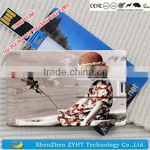 Real Capacity Promotional Gift Usb Flash Drives 3.0 Card Style Usb Thumb Drive With Factory Price thumbnail-1