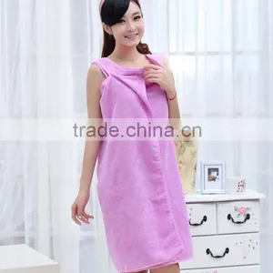 Custom Microfiber Ladies Bath Towel Dress thumbnail-5