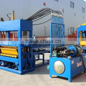 QT5-15 Full-automatic Hollow/ Interlocking/Concrete Block Machine thumbnail-2