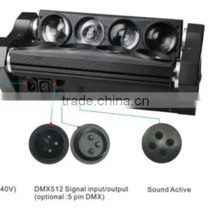 8pcs Moving Head Disco RGBW 4IN 1 Led Spider Beam Moving Head Light 10w thumbnail-4