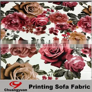 Rose Flower Fabric Print for Flower Girl Dress thumbnail-1