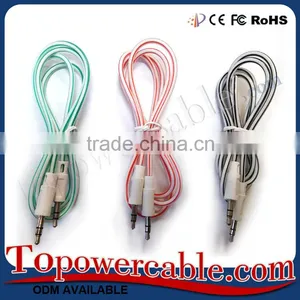 Colorful Best Mobile Phone Accessories 3.5mm High End Audio Auxiliary Cables thumbnail-3