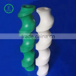 Custom CNC Machined for Plastic Nylon Transporting Screw Color Nylon Conveyer Screw thumbnail-1