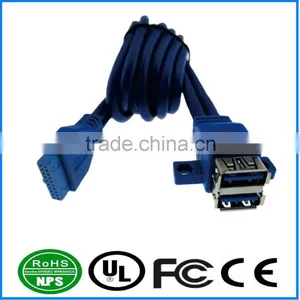 USB3.0 20Pin ATX Board Extension Adapter USB3.0 Cable thumbnail-1
