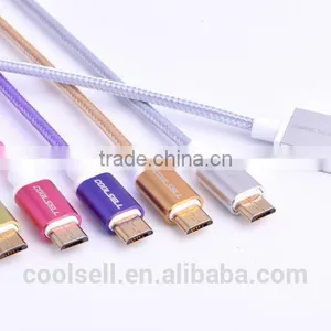 2015 Wholesale Android 5 Pin Micro Usb Data Charger Cable for Samsung Mobile Phone Cable thumbnail-1