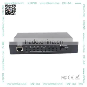 OEM Manufacture Optical Switch Fiber Optic to 8 RJ45 Ports 100M Fiber Media Converter thumbnail-4