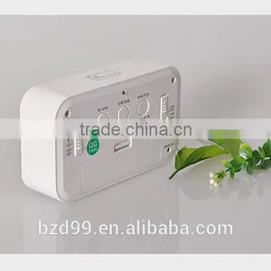 New Design Promotion Item Smart Multi-functional Digital Electric Three Alarms Setting Talking LCD Desk Clock thumbnail-3