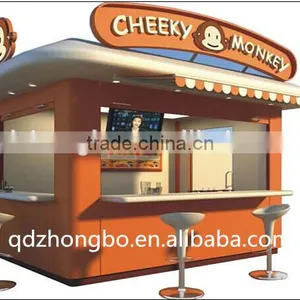 China ISO Low Cost High Quality and Beautiful Kiosk With Sandwich Panel thumbnail-1