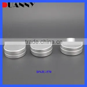 In Stock! Wholesale All Size Cosmetic Aluminum Containers , Luxury 15Ml 20Ml 50Ml Silver Color Cosmetic Jar Aluminium Quality Choice thumbnail-5