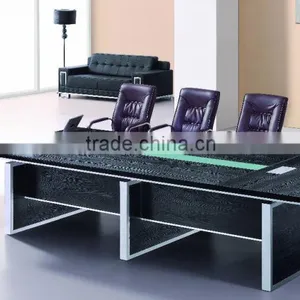 2015 Commercial Classical Office Customised Meeting Table for 10 People Mdf Wood Desk Origin Item TC75 thumbnail-1