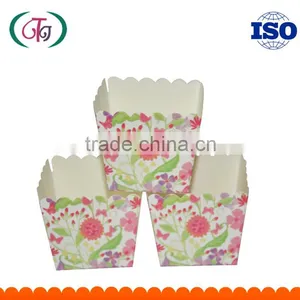 PE Coated Film Paper Hexagon Shaped Cake Cups Paper Baking Liner for Cakes thumbnail-2