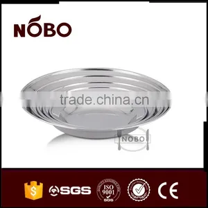 Nobo Wholesale Stainless Steel Round Plate thumbnail-1