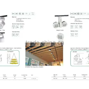 90lm/w, LED Track Light 25W Cool White SP-8004, IP65 thumbnail-5