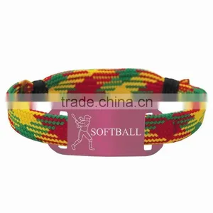 Sports Friendship Energy Colorful Diy Lace Bracelets Rope Wristband as Seen on tv thumbnail-2