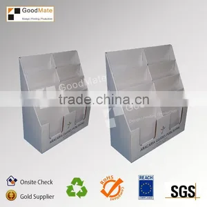 Manufacture Cardboard Floor Stand Lcd Touch Screen Advertising Display thumbnail-1