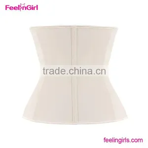 Clip and Zip Body Waist Trimmer Latexy Waist Cincher thumbnail-2
