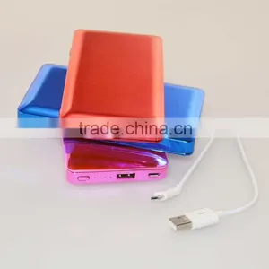 4000mAh Make-up Mirror Power Banks Charger for Women/Xiaomi/ Iphone4 5 6/PSP/MP3 Player thumbnail-5