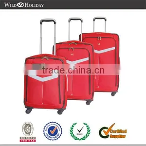 3-PC Spinner Trolley Soft-side Luggage thumbnail-1