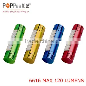 POPPAS 6616 Power Bank Rechargeable SMD Led Flashlight thumbnail-1