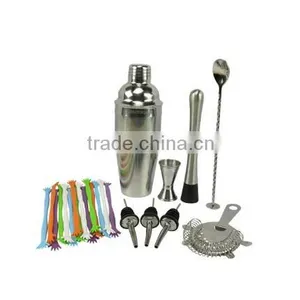 Stainless Steel Muddler,Bar Muddler,Cocktail Muddler With Mixing Spoon thumbnail-1