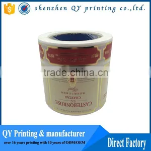 High Quality Printing Waterproof Strong Adhesive Stickers With Gold Stamping thumbnail-3