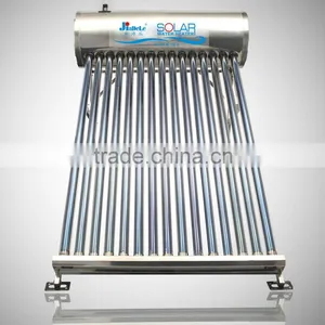 100L Non-Pressurized Solar Hot Water Heater With Square Pipe Frame thumbnail-2