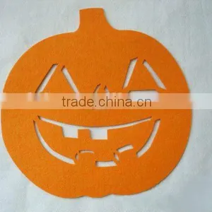 Beautiful Halloween Pumpkin Made Of Felt thumbnail-1