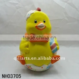 Easter Lovely Chicken Ceramic Cookie Jars for Sale thumbnail-1