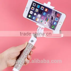 Wholesale Factory Price Wired Selfie Stick With Monopod thumbnail-2