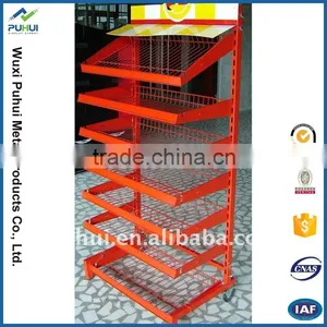 High Quality Floor Display Wire Storage Shelving thumbnail-4