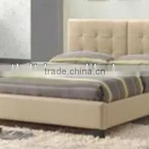Queen Size Bed Fabric Platform thumbnail-1