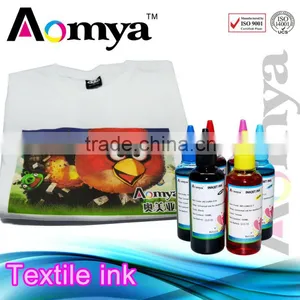 Aomya DTG Ink Textile Ink For Digital Printing Direct To Pure Cotton T Shirts thumbnail-1