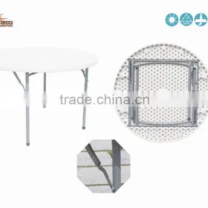 4ft Plastic Round Folding Wedding Table thumbnail-3