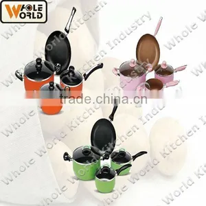 Aluminum Non-stick 7PCS Cookware Set thumbnail-1