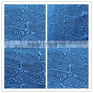 Silver Polyester Knitted Jacquard Fabric for Ladies Dress thumbnail-2