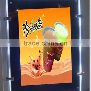 LED Menu Light Box Restaurant Led Advertising Lightbox Crystal Led Light Box thumbnail-3